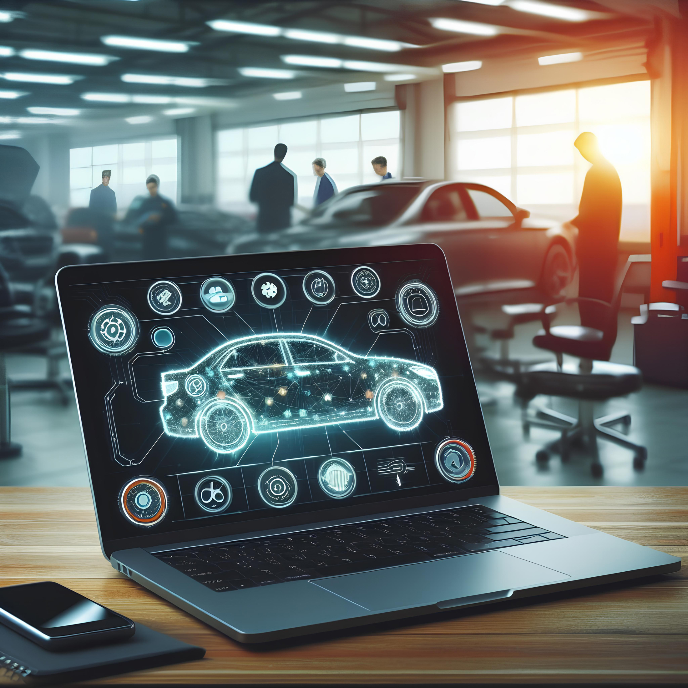 car diagnostics service station