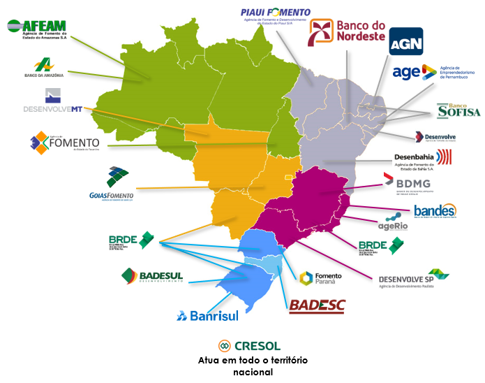 mapa financiamento
